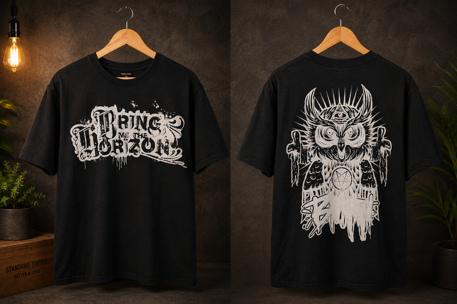 Bring me the horizon owl graffiti t shirt